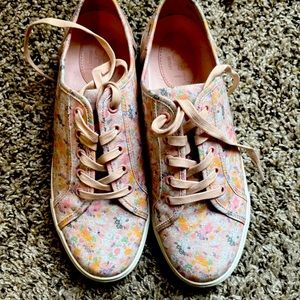 Ann Taylor Loft Floral Sneakers New Never worn Size 9